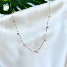 將圖片載入圖庫檢視器 18K Yellow Gold Diamond necklave
