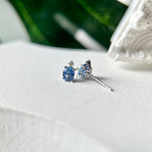 將圖片載入圖庫檢視器 Pastel Blue Sapphire Earring
